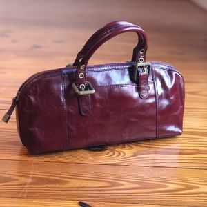 Mini Red Leather Purse